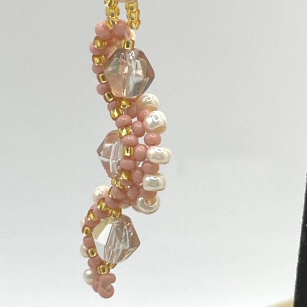 Czech Glass Whirly Gig Pierced Dangle Drop Earrings NEW - Picture 6 of 8